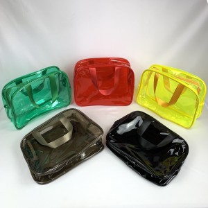 D434*CX120 NECESSAIRE TRANSPARENTE COLORIDA