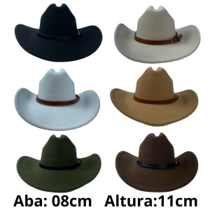 9-HENGDA-01*CX120 CHAPÉU COM ABA E COM COPA