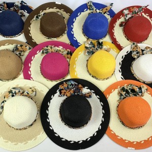 JLMY-30*CX120 CHAPÉU DE PRAIA COM ABA E COPA