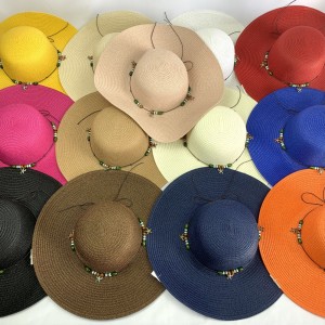 JLMY-47*CX120 CHAPÉU DE PRAIA COM ABA E COPA