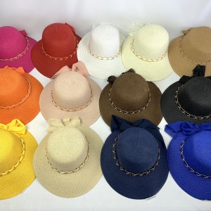 JLMY-9*CX120 CHAPÉU DE PRAIA COM ABA E COPA