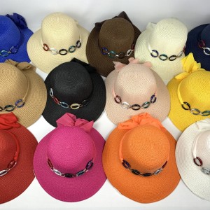 JLMY-13*CX120 CHAPÉU DE PRAIA COM ABA E COPA