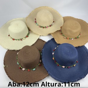 ZAPYM-1019*CX120 CHAPEU EM FIBRA DE PAPEL