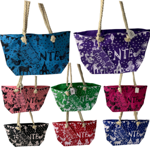 KD23-38*CX168 BOLSA FEMININA COM ALÇA DE MÃO E A SUPERFÍCIE EXTERIOR EM MATERIAL