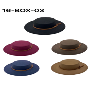 16BOX-03*CX120 CHAPÉU COM ABA E COPA