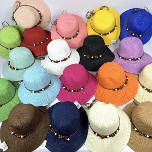 JLMY-11*CX120 CHAPÉU DE PRAIA COM ABA E COPA