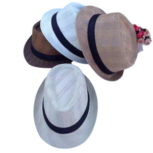 ZAPYM-1069*CX120 CHAPÉU COM COPA E ABA EM MATERIAL PLÁSTICO