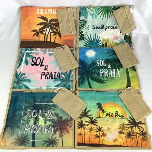 D422*CX204 BOLSA DE PRAIA FEMININA COM ALÇA DE MÃO SOL E PRAIA