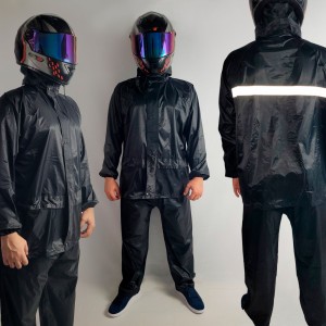 HUAYI-858*CX30 CAPA DE CHUVA UNISSEX CONTENDO CALÇA E JAQUETA