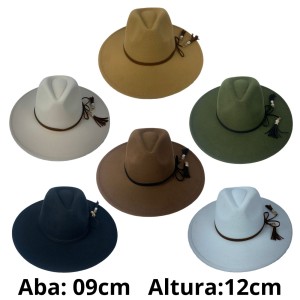 9-HENGDA-02*CX120 CHAPÉU COM ABA E COM COPA